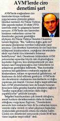 AVM'lerde Ciro Denetimi Şart -İstanbul Ticaret Gazetesi 11.02.2011